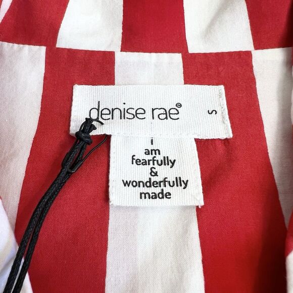 Denise Rae Zee Zee Pajama Shorts Set Red & White Stripes Women’s S NWT - Picture 4 of 16